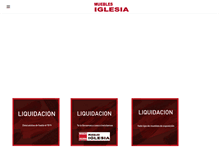 Tablet Screenshot of mueblesiglesia.com
